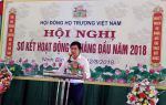 Hội đồng họ Trương Việt Nam tổ chức Hội nghị sơ kết 6 tháng đầu năm 2018