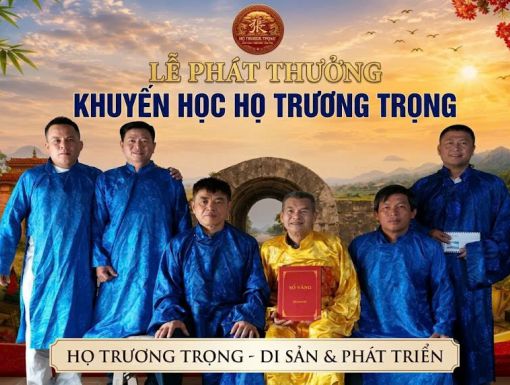 HỌ TRƯƠNG THANH HÓA VỚI CÔNG TÁC KHUYẾN HỌC, KHUYẾN TÀI