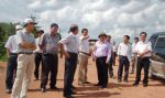Chủ tịch UBND tỉnh Bình Phước Trương Tấn Thiệu kiểm tra tiến độ dự án BOT đoạn Đồng Xoài – Chơn Thành