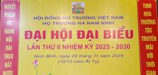ĐẠI HỘI ĐẠI BIỂU HỌ TRƯƠNG HÀ NAM NINH LẦN THỨ II