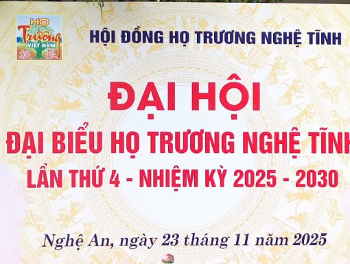 ĐẠI HỘI ĐẠI BIỂU HỌ TRƯƠNG NGHỆ TĨNH LẦN THỨ IV