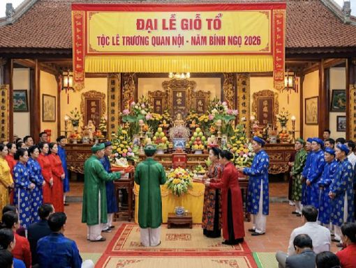 ĐẠI LỄ GIỖ TỔ TỘC LÊ TRƯƠNG QUAN NỘI, THANH HÓA 2026
