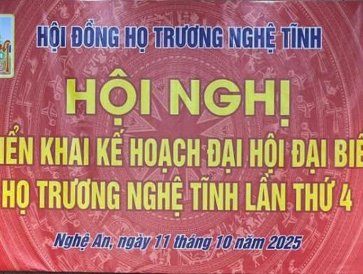 HỘI ĐỒNG HỌ TRƯƠNG NGHỆ TĨNH