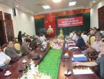 PGS. TS Trương Quốc Bình tham dự hội nghị góp ý về mẫu tượng thờ Trương Hán Siêu tại Ninh Bình